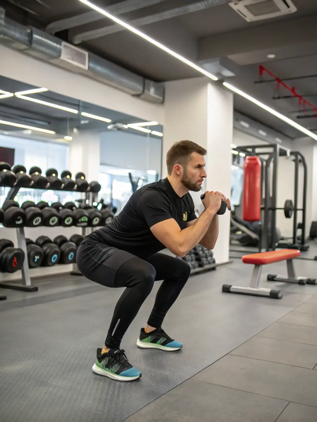 An image of a certified instructor providing personalized guidance during a fitness session, highlighting the gym's commitment to quality and professional support.